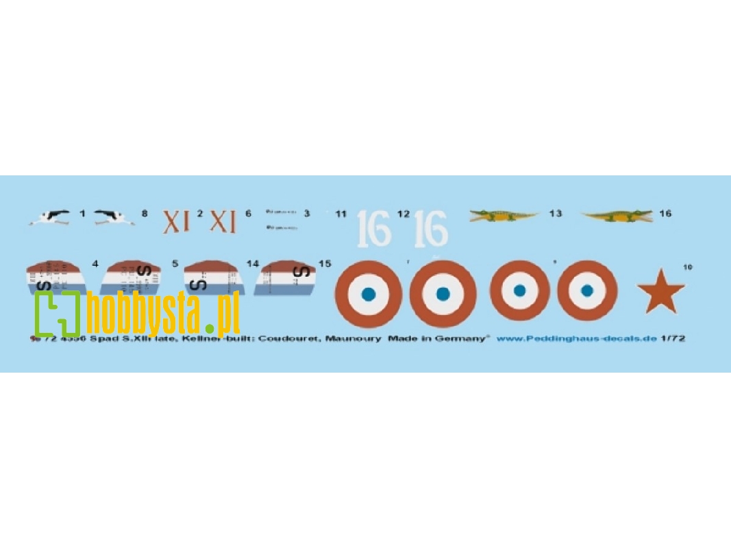 Spad S.Xiii Late, Kellner-built: Coudouret And Maunoury - zdjęcie 1