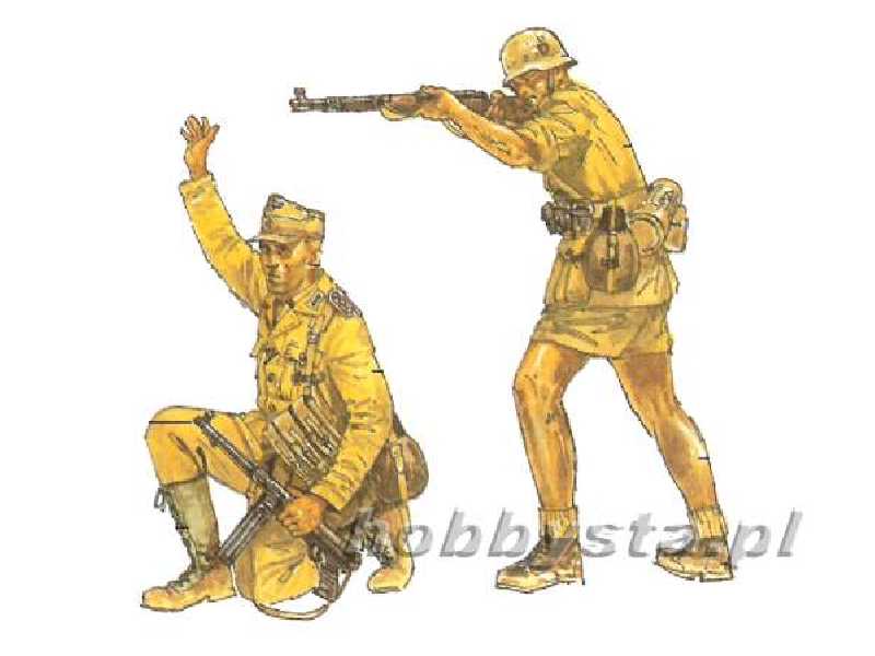 Figurki - German Afrikakorps - II Wojna Światowa - zdjęcie 1 Figurki - German Afrikakorps - II Wojna Światowa - zdjęcie 1