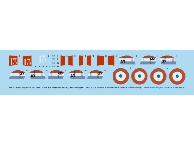 Spad S.Xiii Late, Spa 154 (Blériot Built): Waddington, Gros, Lahoulle And Condemine - zdjęcie 1
