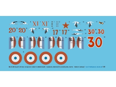 Spad S.Xiii Late, Groupe De Combat 12 (Blériot-built): Coudouret, Dubnnet, Risacher/Baylies And Garros - zdjęcie 1