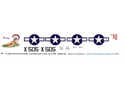 Pb4y2 Privateer - Liberator Ry 3 ( C.Mk. Ix) X 505 Redwing - zdjęcie 1
