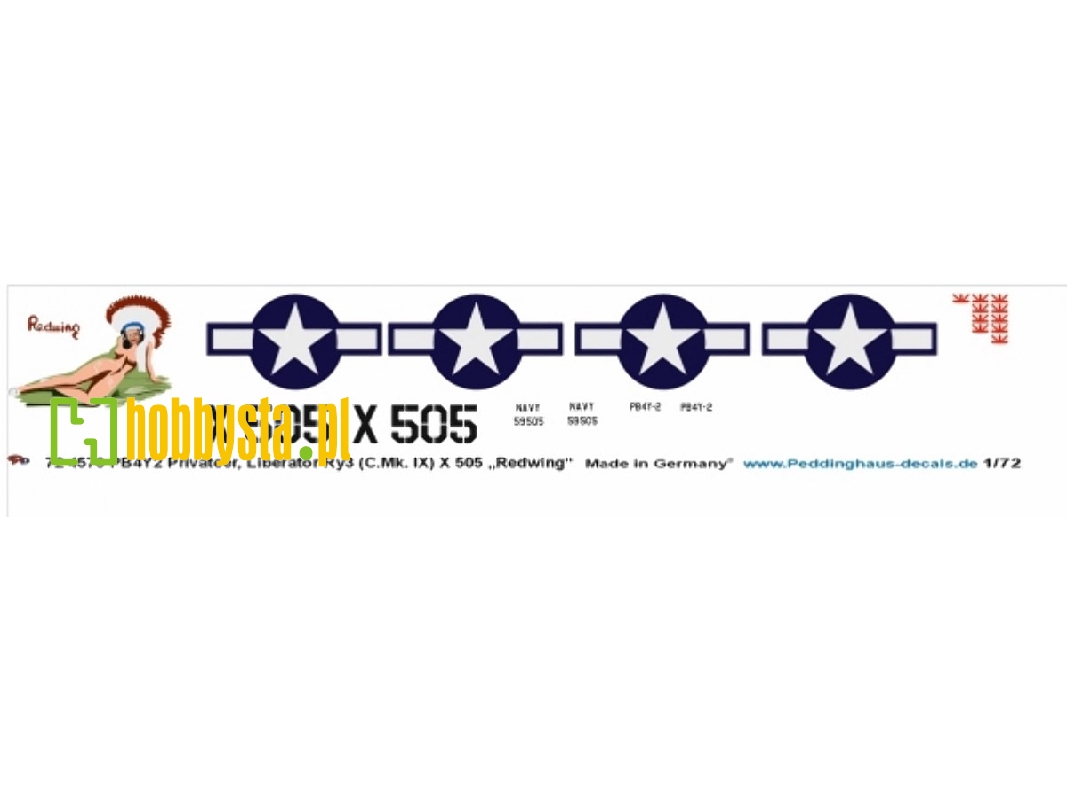 Pb4y2 Privateer - Liberator Ry 3 ( C.Mk. Ix) X 505 Redwing - zdjęcie 1