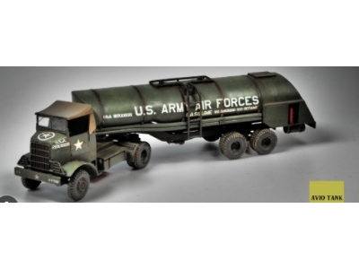 Autocar U-7144 T With Tanker Trailer And Decal Sheet - zdjęcie 1