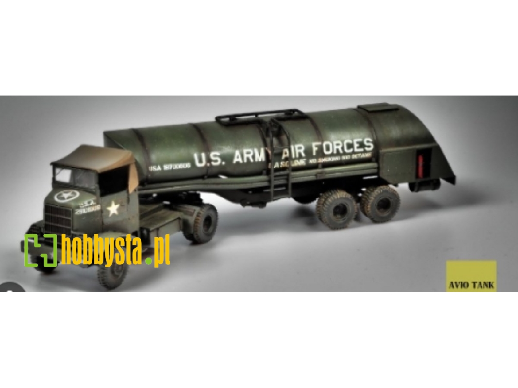 Autocar U-7144 T With Tanker Trailer And Decal Sheet - zdjęcie 1