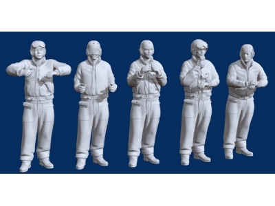 Us Wwii Tank Crew (5 Figures) - zdjęcie 1