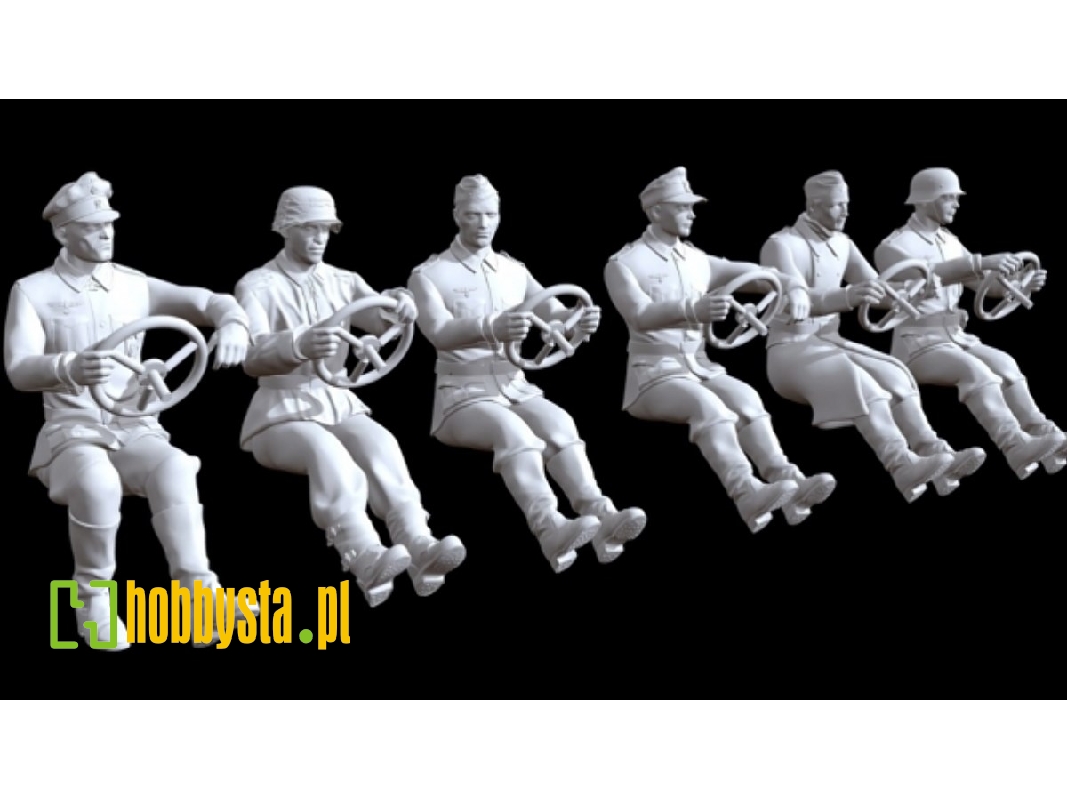 German Driver Figures (6 Figures) - zdjęcie 1