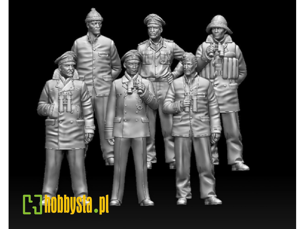 6 German U-boot Figures - zdjęcie 1