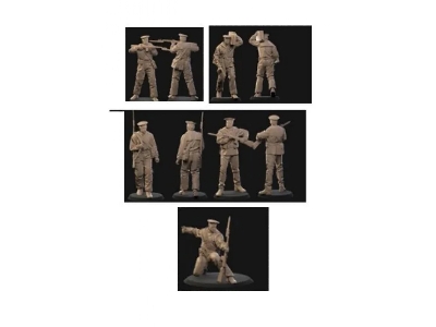 Russian Soldiers Part 1 - Naval Infantry 5 Figures - zdjęcie 1
