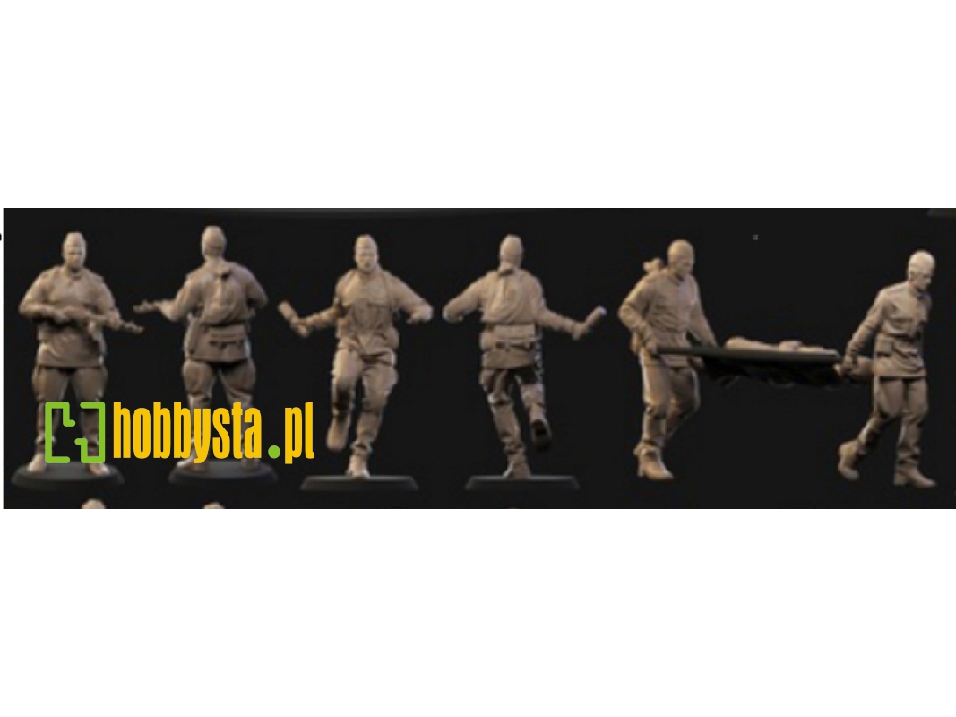 Russian Soldiers Part 2 - Infantry 5 Figures - zdjęcie 1