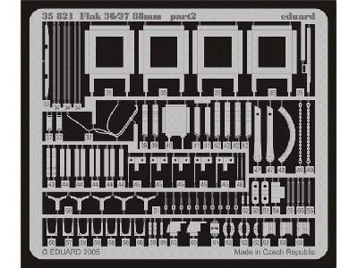  Flak 36/37 88mm 1/35 - Dragon - blaszki - zdjęcie 3