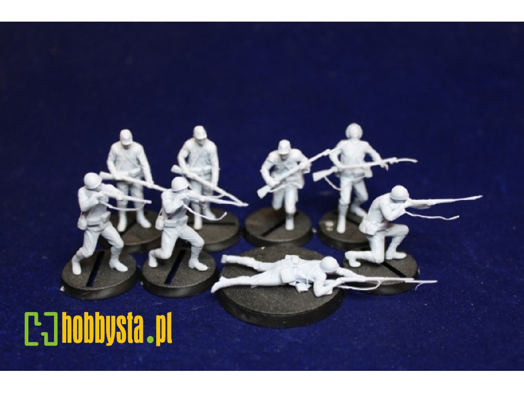 Japanese Wwii Soldiers Attacking - Set 1 (8 Figures) - zdjęcie 1