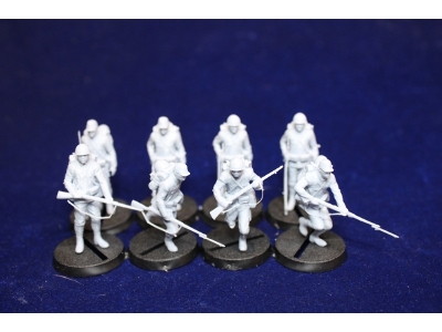 Japanese Wwii Soldiers Attacking - Set 2 (8 Figures) - zdjęcie 1