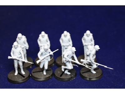 Japanese Wwii Soldiers Attacking - Set 2 (8 Figures) - zdjęcie 2 Japanese Wwii Soldiers Attacking - Set 2 (8 Figures) - zdjęcie 2