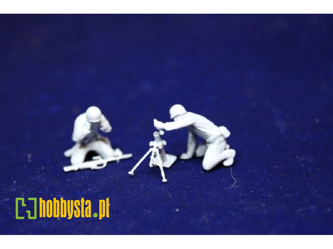Us Wwii Mortar Crew (2 Figures And Mortar) - zdjęcie 1 Us Wwii Mortar Crew (2 Figures And Mortar) - zdjęcie 1