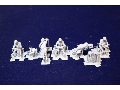 Us Wwii Soldiers Resting (5 Figures) - zdjęcie 3 Us Wwii Soldiers Resting (5 Figures) - zdjęcie 3