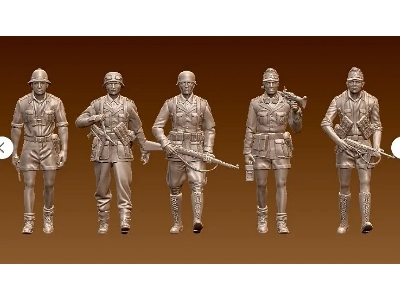 5 Dak Africa Korps Soldiers - zdjęcie 1