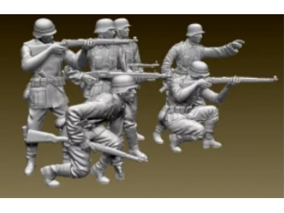 6 German Soldiers Attacking - zdjęcie 1