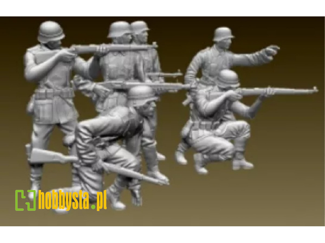 6 German Soldiers Attacking - zdjęcie 1