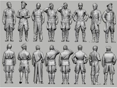 Luftwaffe Aces Nachtjäger - Lent, Sayn-wittgenstein, Streib, Weissenfeld, Semrau, Drewes, Fellerer, Ehle - zdjęcie 1