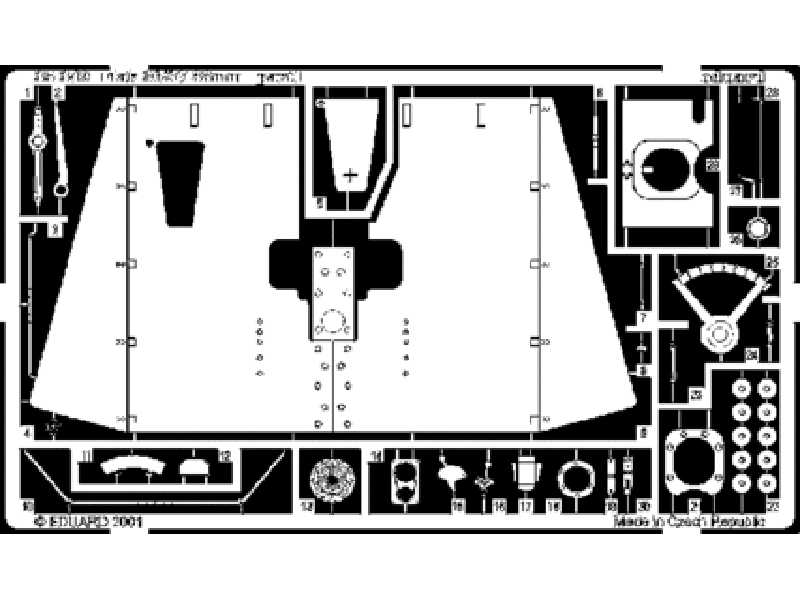 Flak 36/37 88mm 1/35 - Tamiya - blaszki - zdjęcie 1 Flak 36/37 88mm 1/35 - Tamiya - blaszki - zdjęcie 1