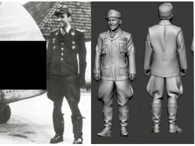 German Wwii Nachtjäger Ace - Radar Operator Wilhelm Gaensler (Hans Schnaufer Crew Member) - zdjęcie 1