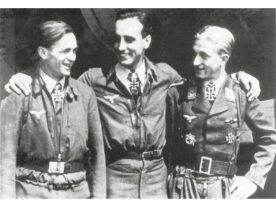 German Wwii Nachtjäger Ace - Hans Schnaufer Complette Crew - zdjęcie 1