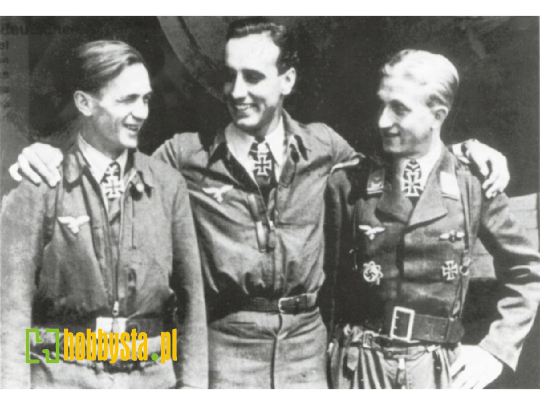 German Wwii Nachtjäger Ace - Hans Schnaufer Complette Crew - zdjęcie 1