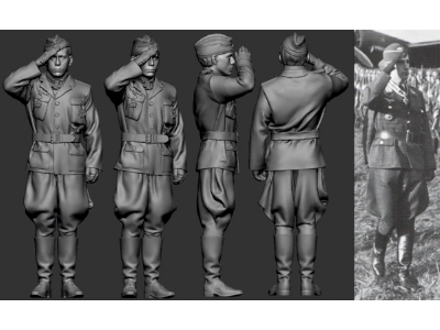 German Wwii Nachtjäger Ace - Paul Semrau - zdjęcie 1
