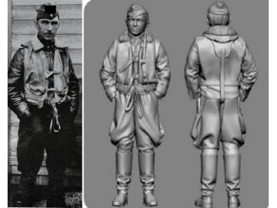Battle Of Britain German Wwii Ace Werner Mölders (3d-printed) - zdjęcie 1