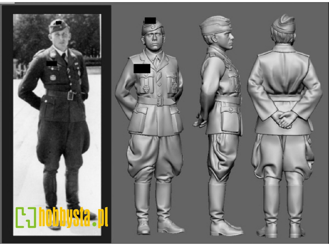 Battle Of Britain German Wwii Ace Hans Karl Mayer (3d-printed) - zdjęcie 1