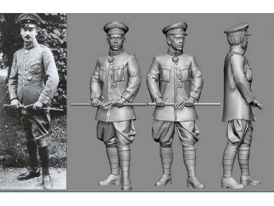 German Wwi Ace Wilhelm Frankl (3d-printed) - zdjęcie 1