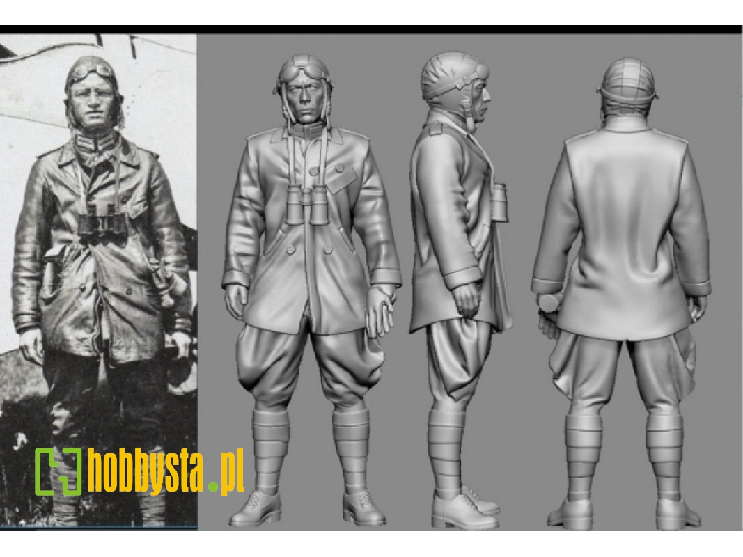 German Wwi Ace Kurt Wintgens (3d-printed) - zdjęcie 1