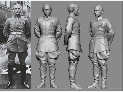 German Wwi Ace Otto Parschau (3d-printed) - zdjęcie 1