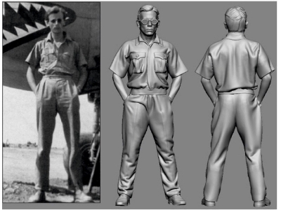 British Raf Wwii Ace Neville Duke (3d-printed) - zdjęcie 1