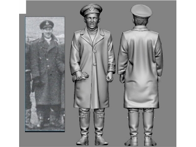 British Raf Wwii Ace Wiliam Vale (3d-printed) - zdjęcie 1