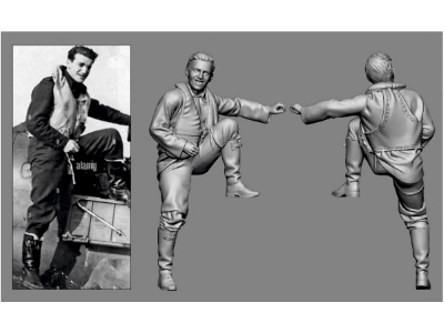 British Raf Wwii Ace Brendan Paddy Finucane (3d-printed) - zdjęcie 1