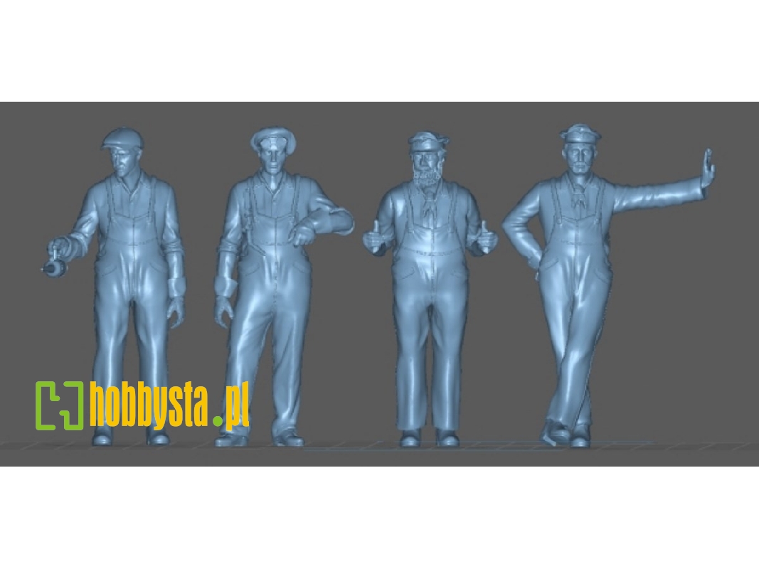 4 Men Locomotive Crew For Köff (3d-printed) - zdjęcie 1
