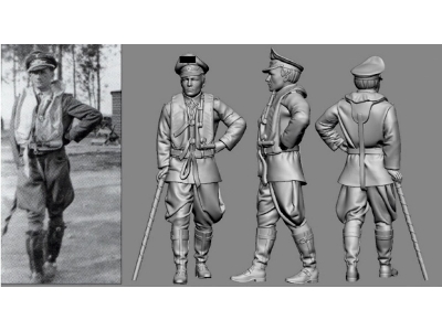German Luftwaffe Wwii Ace In France Egon Mayer (3d-printed) - zdjęcie 1
