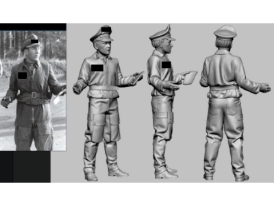 German Luftwaffe Wwii Ace Jg 5 (Eismeer) - Theodor Weissenberger (3d-printed) - zdjęcie 1