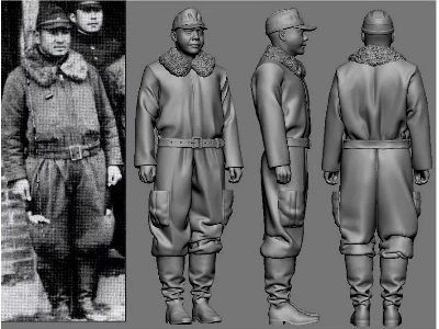 Japanese Wwii Army Ace Iwataro Hazawa - zdjęcie 1