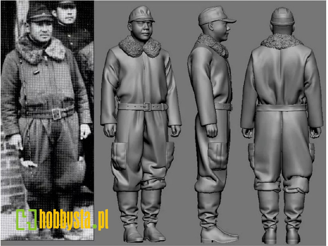 Japanese Wwii Army Ace Iwataro Hazawa - zdjęcie 1