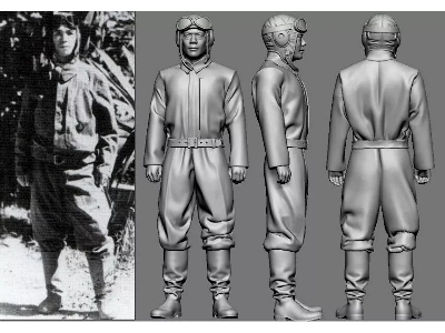 Japanese Wwii Army Ace Yojiro Ohbusa - zdjęcie 1