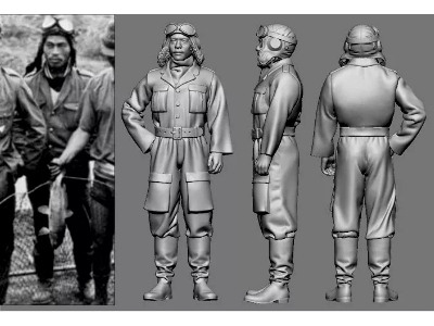 Japanese Wwii Navy Ace Takeo Okumura - zdjęcie 1