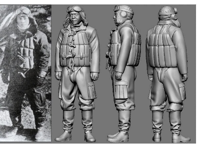 Japanese Wwii Navy Ace Hideo Watanabe - zdjęcie 1