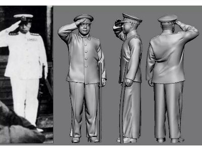 Japanese Wwii Navy Leader Isoroku Yamamoto Commander In Chief Of The Combined Fleet - zdjęcie 1