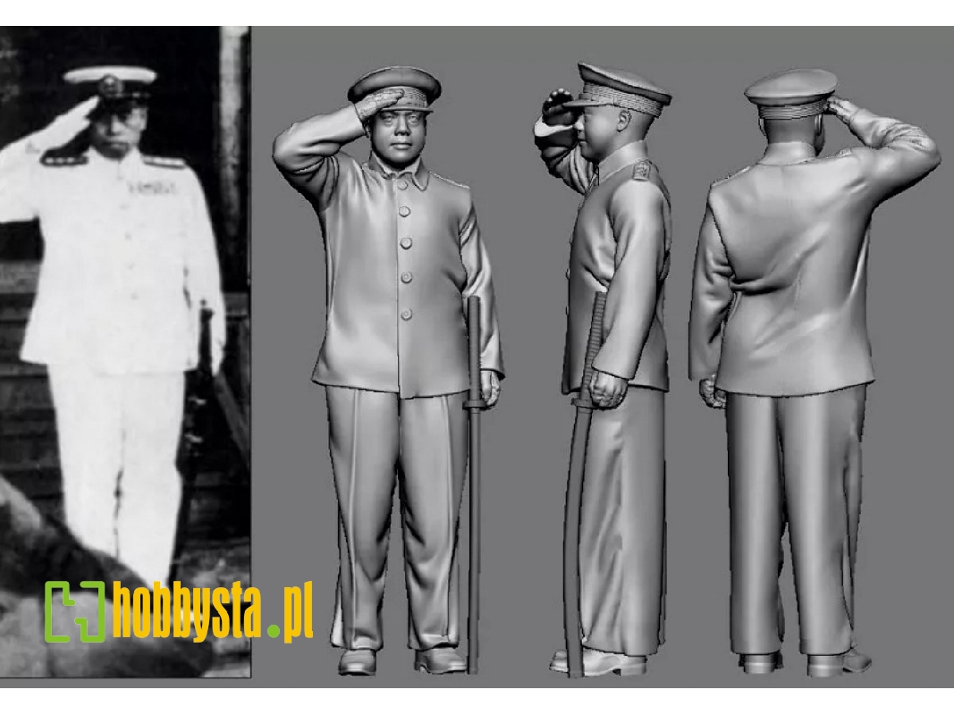 Japanese Wwii Navy Leader Isoroku Yamamoto Commander In Chief Of The Combined Fleet - zdjęcie 1