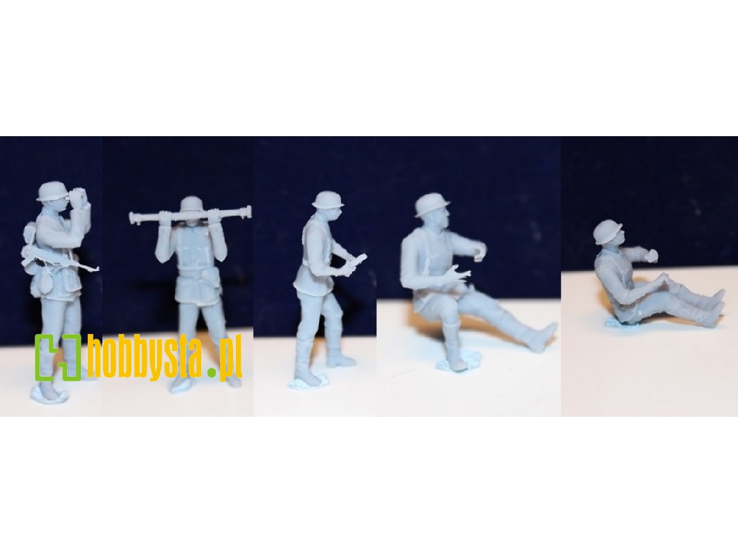 Luftwaffe Soldiers Anti-aircraft 2cm Flakvierling 38 Complete Crew (5 Figures) - zdjęcie 1 Luftwaffe Soldiers Anti-aircraft 2cm Flakvierling 38 Complete Crew (5 Figures) - zdjęcie 1