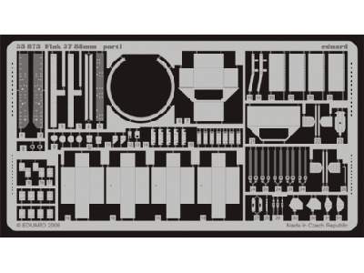  Flak 37 88mm 1/35 - Dragon - blaszki - zdjęcie 1