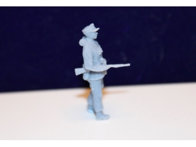 Waffen Ss Grenadier With Peaked Cap And K 98 - zdjęcie 1
