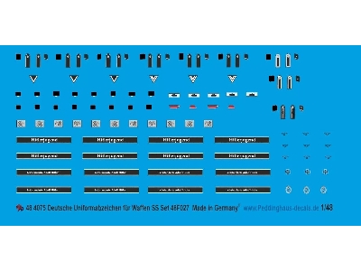 Waffen Ss Troops Marching (With Decals) - zdjęcie 10 Waffen Ss Troops Marching (With Decals) - zdjęcie 10